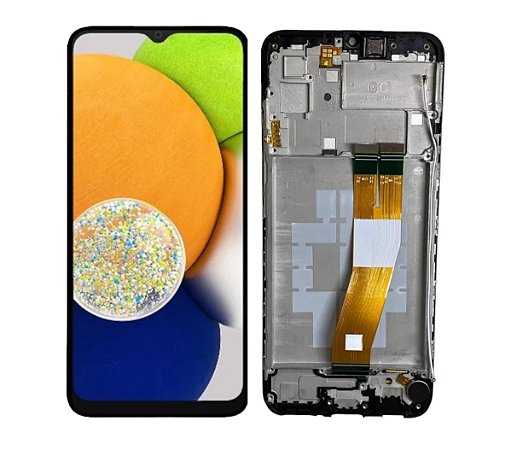 Frontal Samsung A03 Original Plaquê com aro