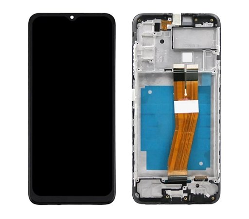 Frontal Samsung A03s Original Plaquê com aro