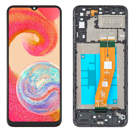 Frontal Samsung A04e Original Plaquê com aro