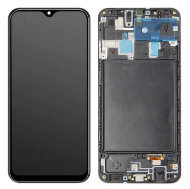 Frontal Samsung A20 Oled Plaquê com aro