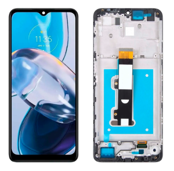 Frontal Moto E22 Original Plaquê com aro