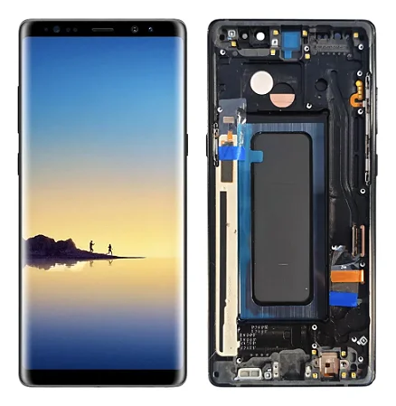 Frontal Note 8 Soft Oled Com Aro