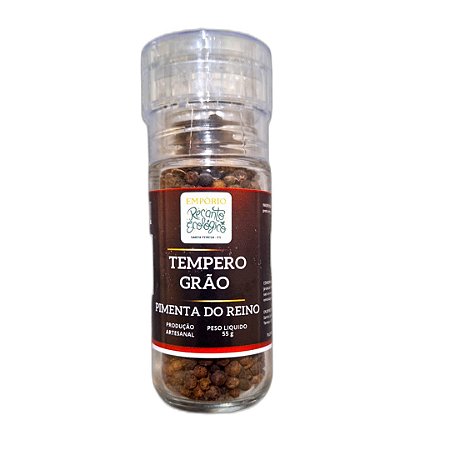 Pimenta do Reino Preta em Grão com Moedor 55g