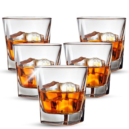 CONJUNTO 6 COPOS WHISKY VIDRO 300ML