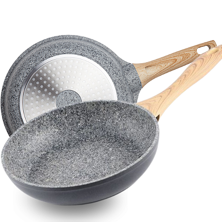 FRIGIDEIRA CINZA PEQUENA ANTIADERENTE 1,1L 20CM
