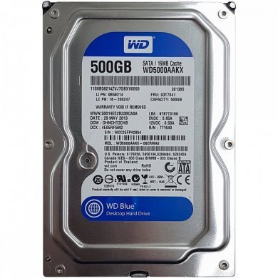 HD 500GB WD5000AAKX SATA