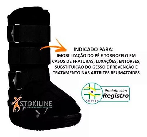 BOTA IMOBILIZADORA COMFORT INFANTIL G