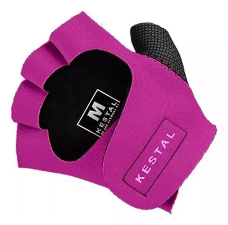 Luva Protetora Musculação e Ciclismo Pink  M