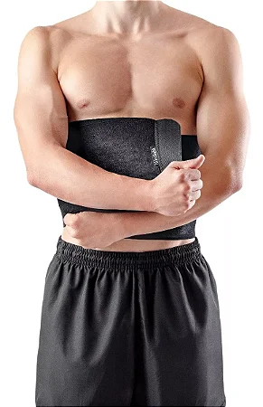 Faixa Cinta Abdominal Preto 130cm