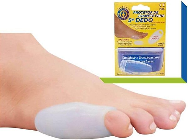 PROTETOR PARA JOANETE COM ALCA SILIGEL - 5º DEDO UNID