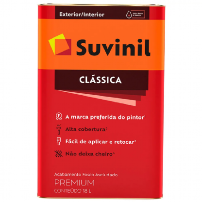 Tinta Suvinil Látex Fosca Clássica Premium Interior e Exterior 18 L