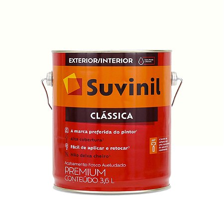 Tinta Suvinil Premium Classica Fosco 3,6L