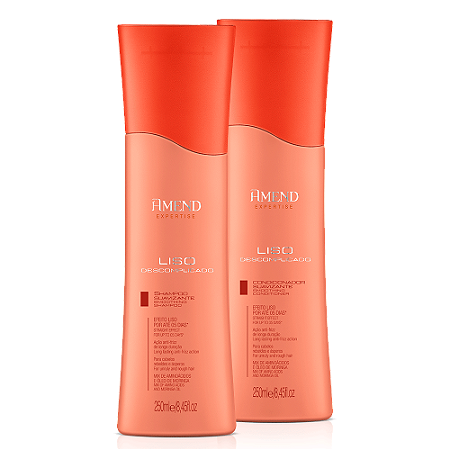 KIT AMEND LISO DESCOMPLICADO SHAMPOO E CONDICIONADOR 250ML