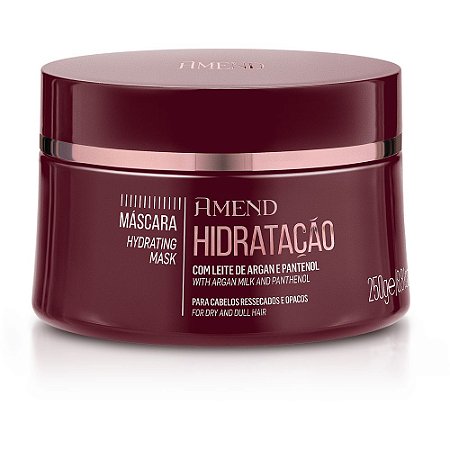 MASCARA DE HIDRATACAO AMEND MASCARAS ESSENCIAIS 250G