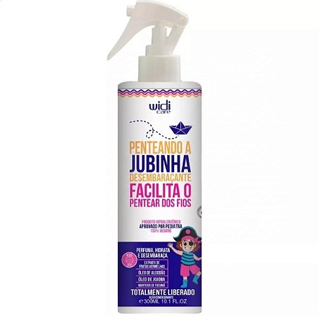 PENTEANDO A JUBINHA KIDS SPRAY DESEMBARAÇANTE 300ML WIDI CARE | FACILITA O PENTEAR, HIDRATA E PERFUMA
