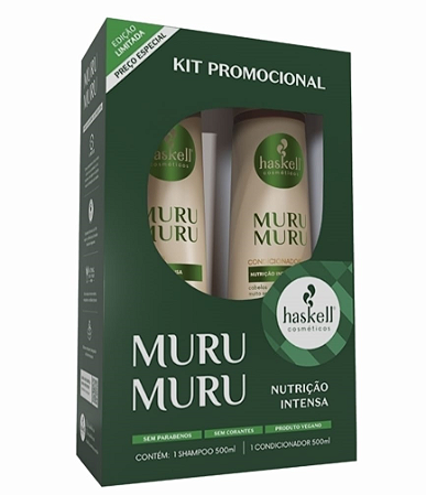 KIT PROMOPACK HASKELL MURUMURU SHAMPOO E CONDICIONADOR 500ML