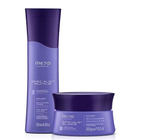 KIT AMEND EXPERTISE SPECIALIST BLONDE SHAMPOO E MÁSCARA