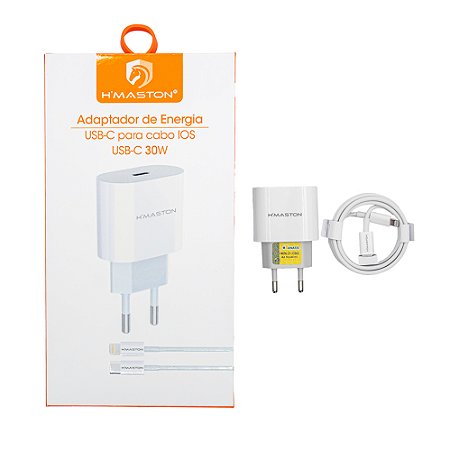 Carregador Tpc X Ios 20/30w Hmaston Cb17
