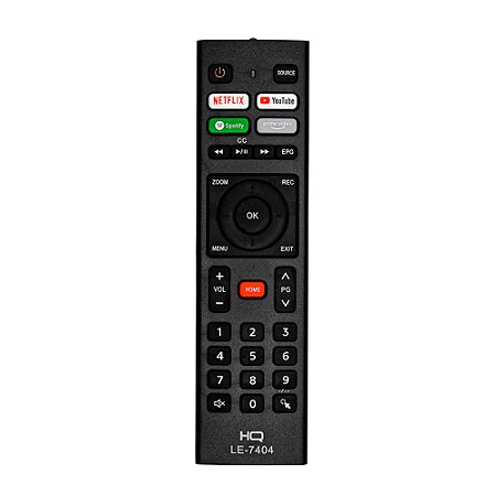 Controle Para Tv Hq Le7404