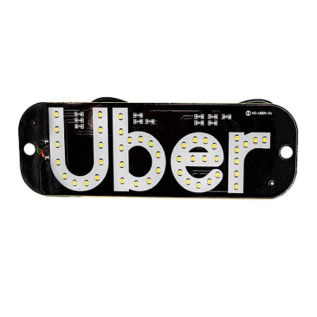 Placa De Led Para Uber Pk001