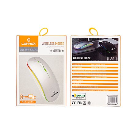 Mouse Sem Fio Lehmox Ley180