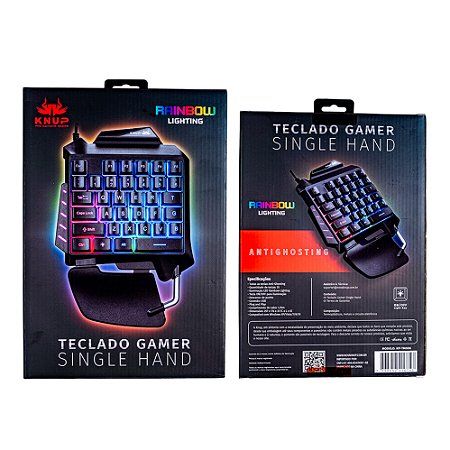 Teclado Game De Uma Mão Knup Kptm006