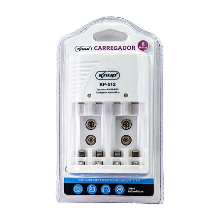 Carregador Sem Pilha Knup Kp512