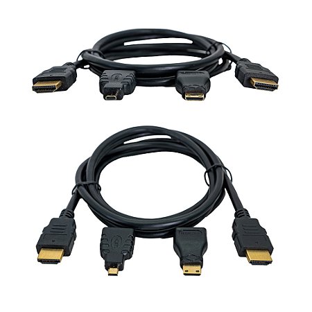 Kit Hdtv Com Mini Hdmi 1.5m It Blue Le6623