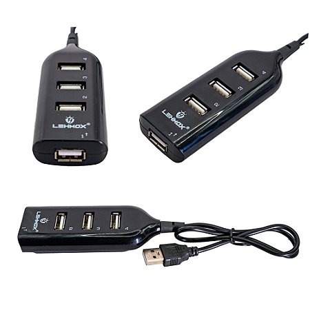 Hub Usb 4 Portas Lehmox Ley11