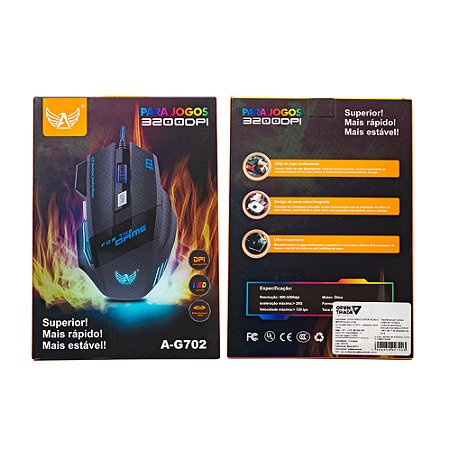 Mouse Com Fio Para  Jogos  Altomex Ag702