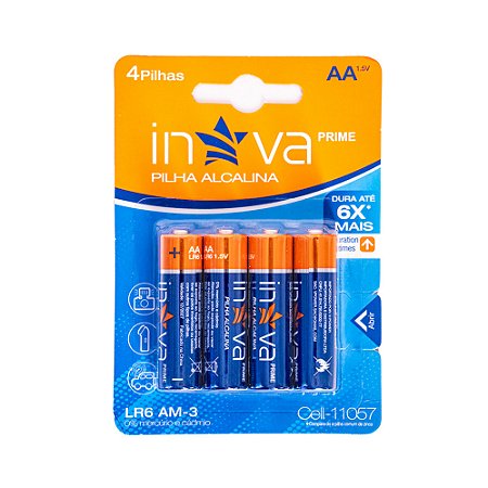 Pilha Aa 4 Unid. Inova Cell11057