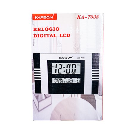 Relógio De Parede Digital Kapbom Ka7038