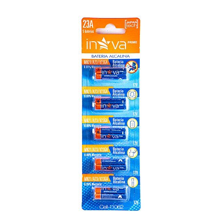Pilha 23A Cartela C/5 Inova Cell11062
