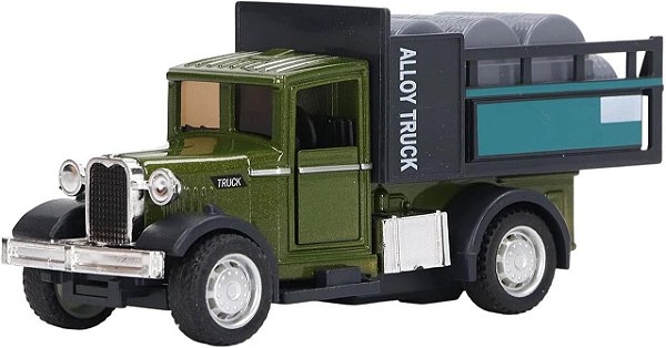 Miniatura Caminhão Retrô Carga de Pneu
