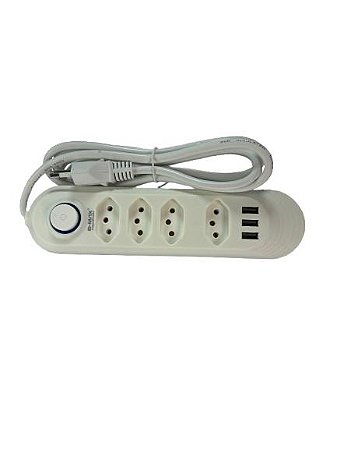Filtro de Linha 2m 3Usb Bmax Bm8694a