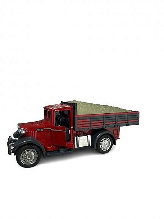 Miniatura Caminhão Retrô Carga de Areia