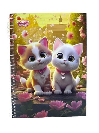 Kit 5 Unid Caderno Univ 96 Fls 1 Mat Melhor Amigo