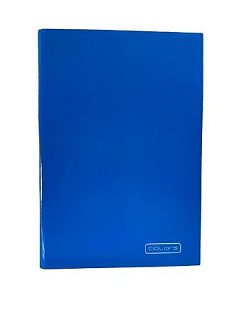 Kit 5 Unid Caderno 1/4 Brochura 96 Fls Azul