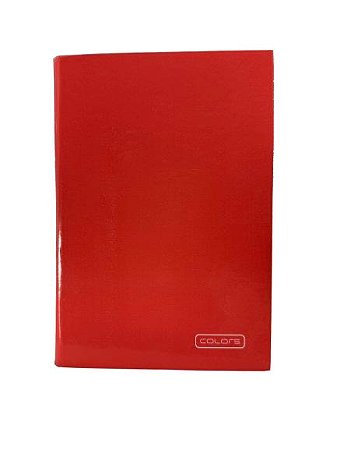 Kit 5 Unid Caderno 1/4 Brochura 96 Fls Vermelho
