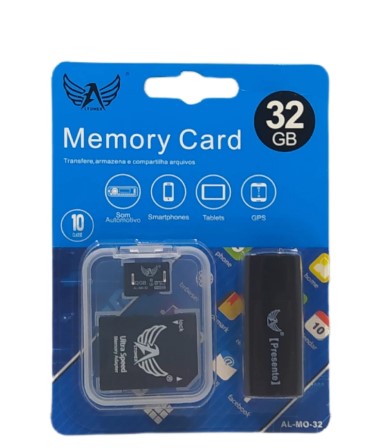 Cartão De Memoria 32gb Com Leitor Almo32