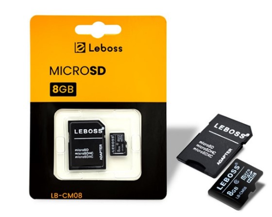 Cartão De Memória 8gb Leboss Lbcm08