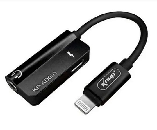 Adaptador Ios X P2 + Alimentação Knup Kpad001
