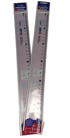 Régua Plástica 30cm Futuro Fe132200