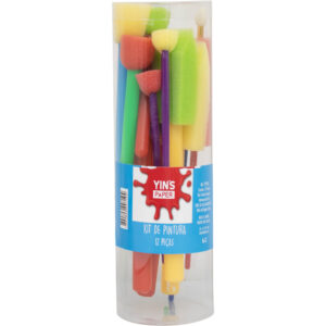 Kit De Pintura 12 Peças Yin's Paper Yp7626