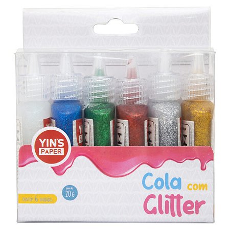 Cola Glitter Kit 6 Unidades Yin's Paper Yp7423