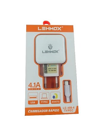 Carregador 4.1a Tpc Lehmox Le4884