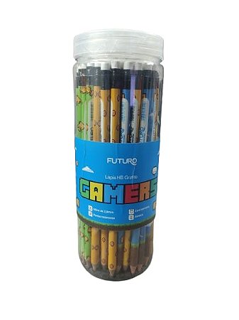 Lápis Hb Grafite Gamers 72 Unid. Futuro Fe092225