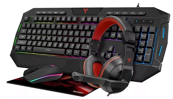 Kit Gamer Teclado /Mouse /Fone Targa Tgkm210kit