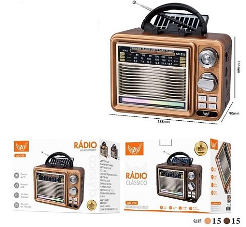 Radio Classico Am/Fm Altomex Ad238