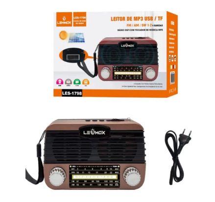 Radio Am/Fm Mp3 Lehmox Les1798